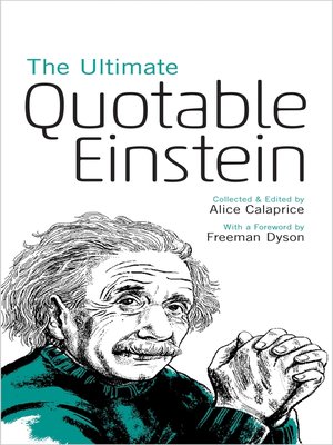 cover image of The Ultimate Quotable Einstein